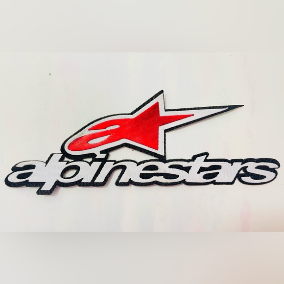 Alpinestars | Design | Alpinestars Red And Black Logo Patch | Poshmark